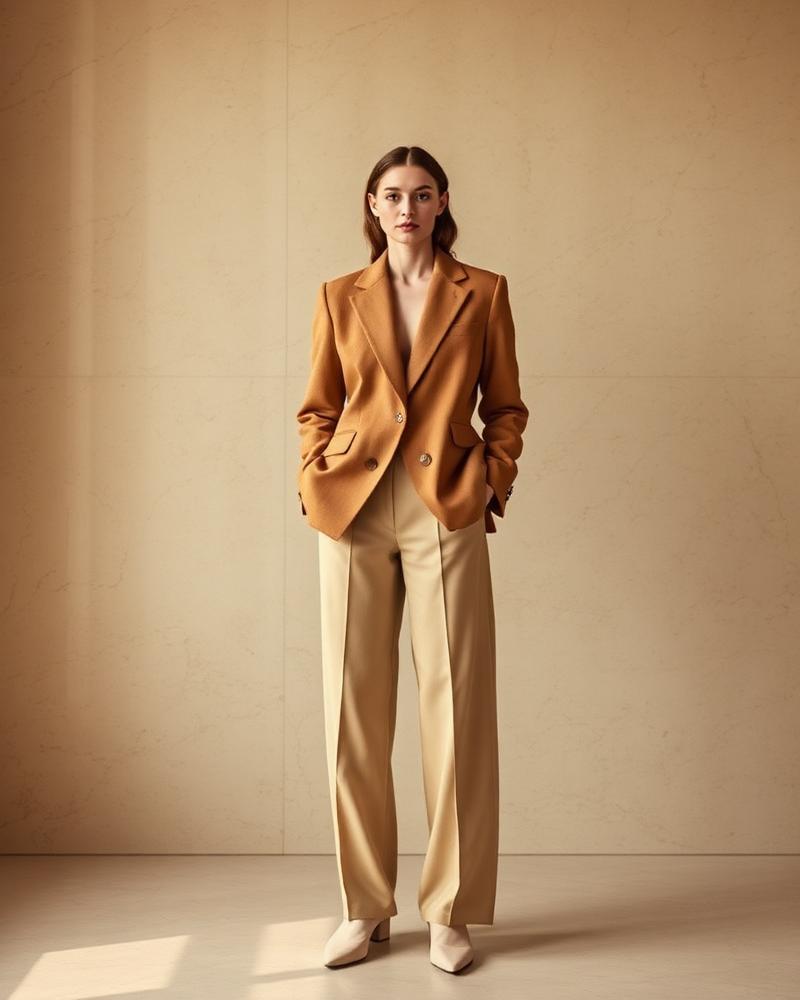 Camel Wool Blazer